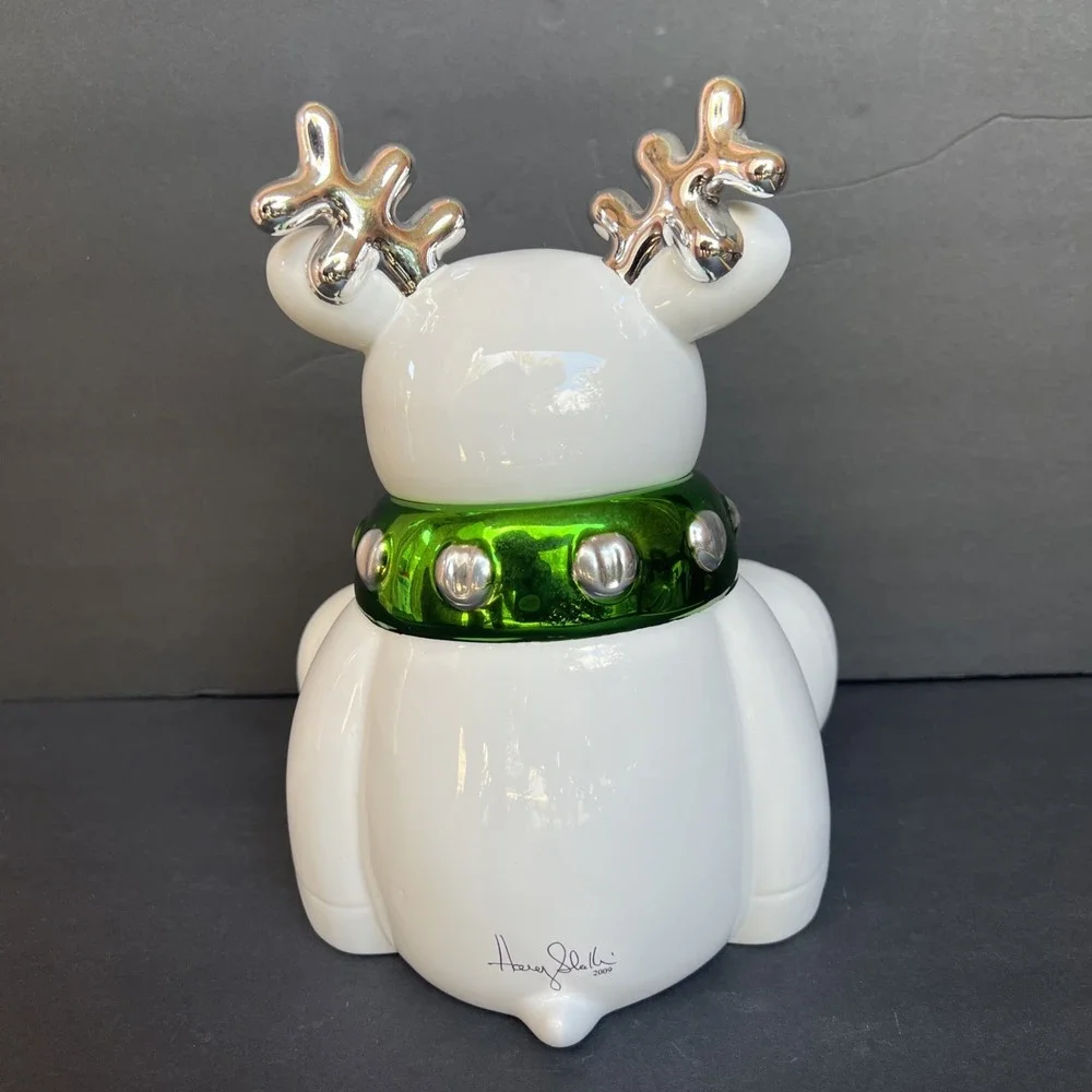 Bath & Body Works Harry Slatkin Jingles Reindeer Candle 2009 Balsam NEVER LIT